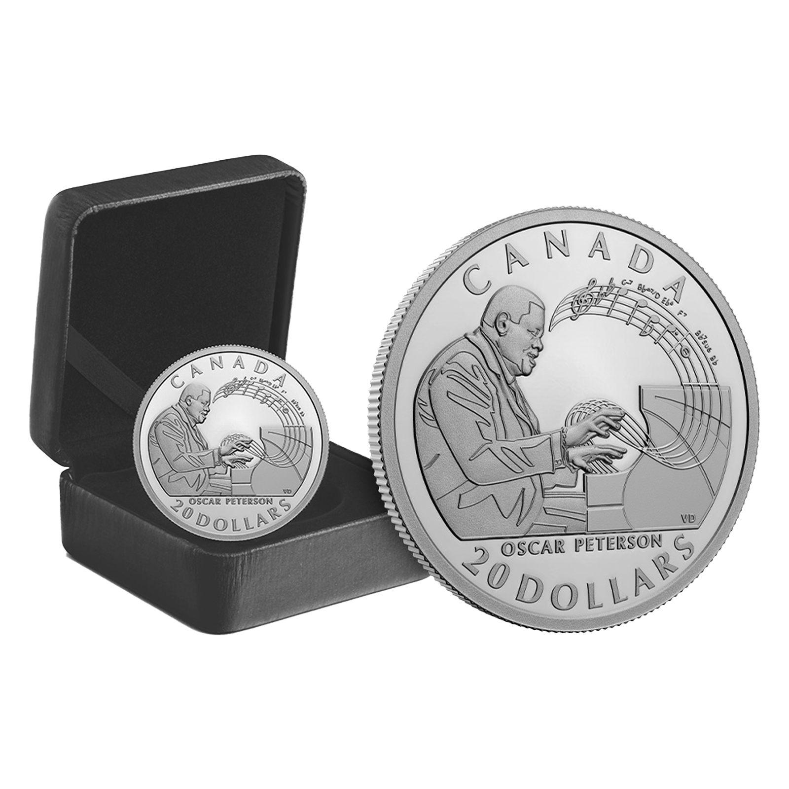 Buy 1 oz Silver Oscar Peterson Proof Coin (2022), image 2