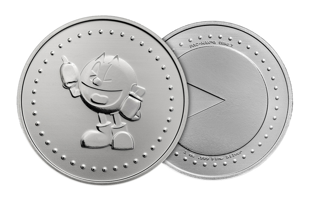 Buy 1 oz Silver PAC-MAN Game Token Round, image 2