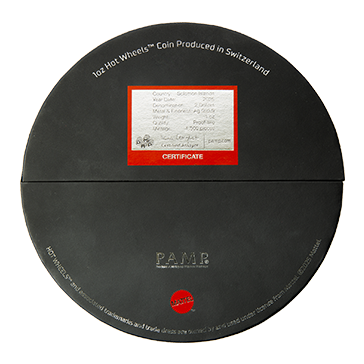 Buy 1 oz Silver PAMP Hot Wheels™ Burning Tire Coin (2025), image 5