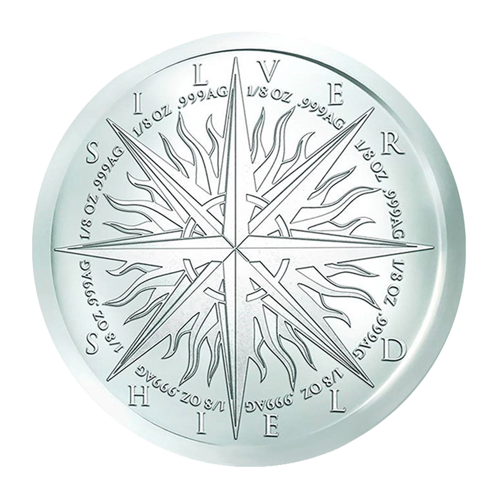 Buy 1 oz Silver Shield Pieces of Eight Round, image 1