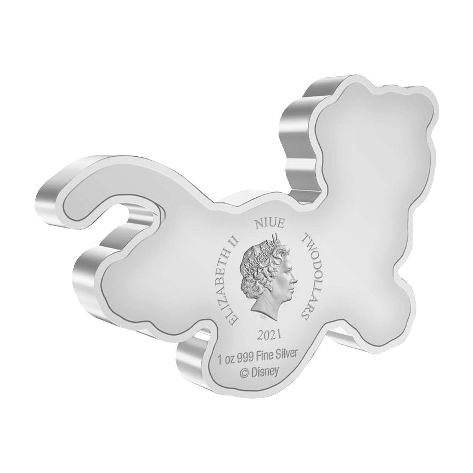 Buy 1 oz Silver Pluto Shaped Coin (2021), image 1