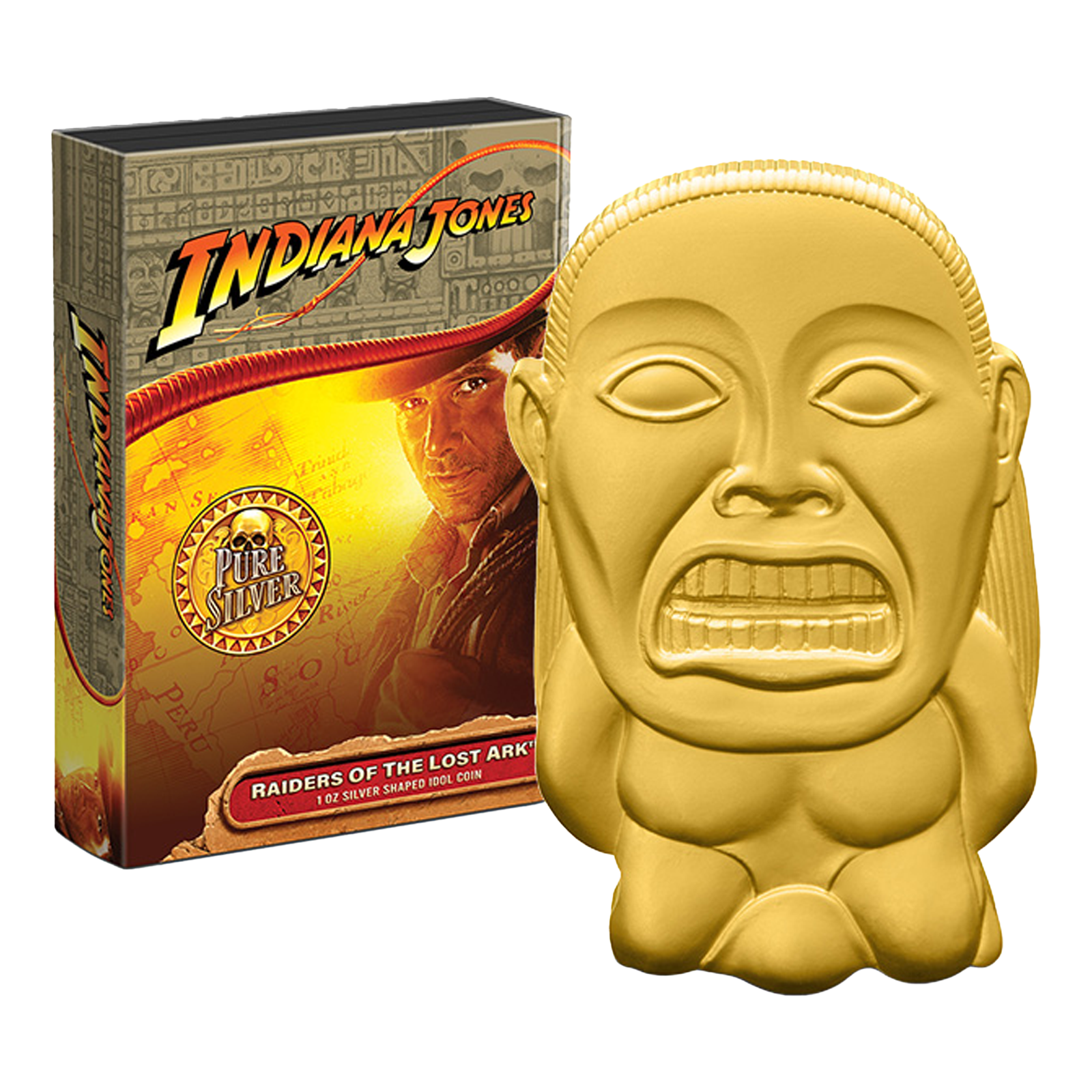 Buy 1 oz Silver Raiders of the Lost Ark™  Golden Idol Coin (2023), image 2