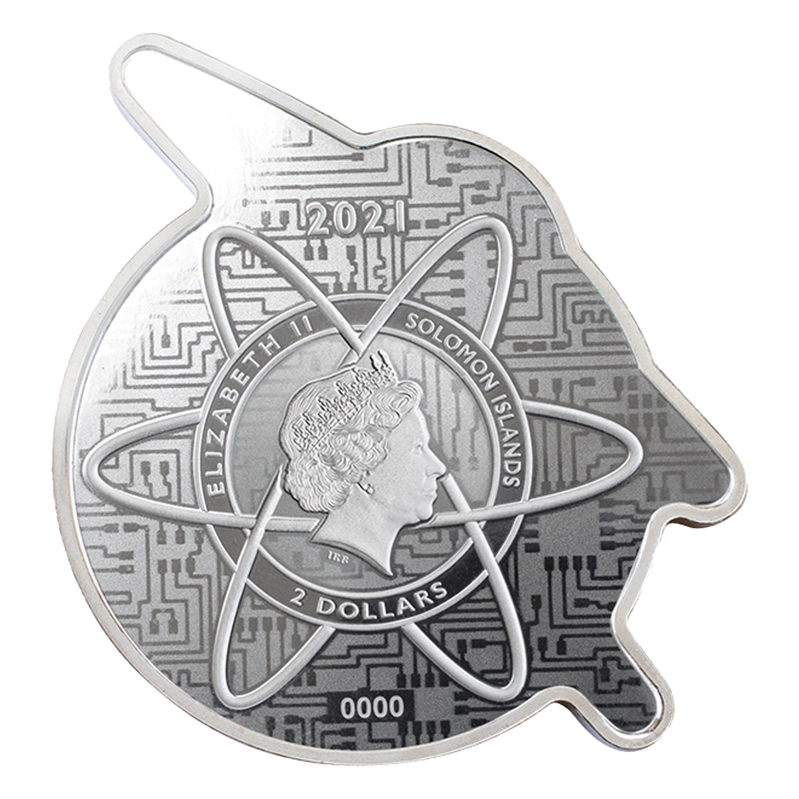 Buy 1 oz Silver Retrofuturism Rocket Coin (2021), image 1