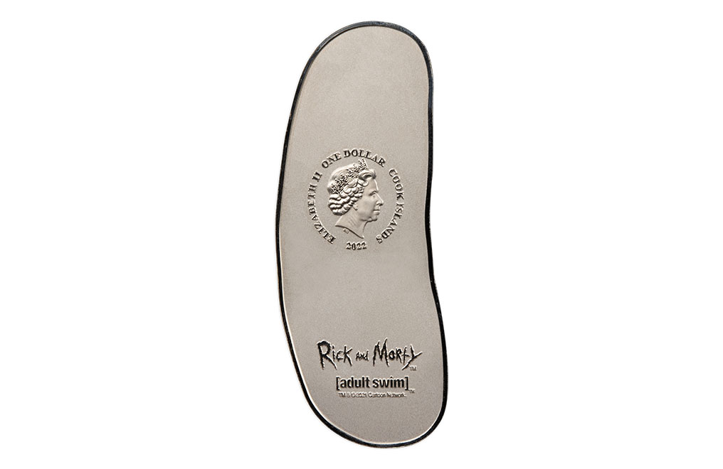 Buy 1 oz Silver Rick and Morty Pickle Rick Coin (2022), image 1