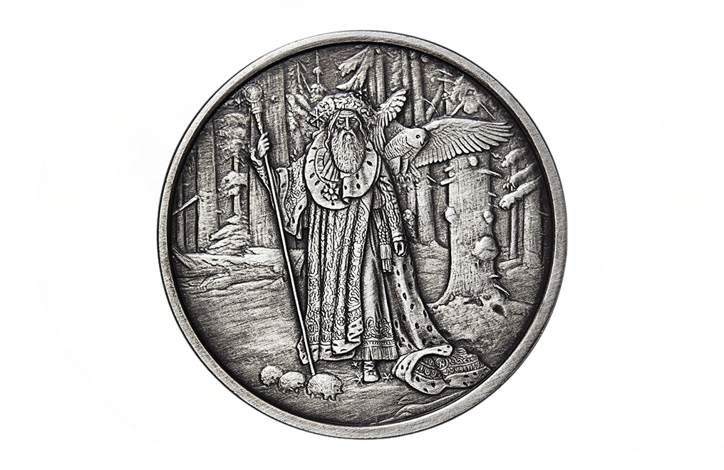 Buy 1 oz Silver Round .999-Celtic- Merlin (Antique), image 0