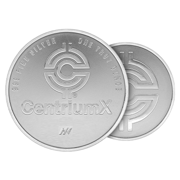 1 oz Silver Rounds - CentriumX, image 2