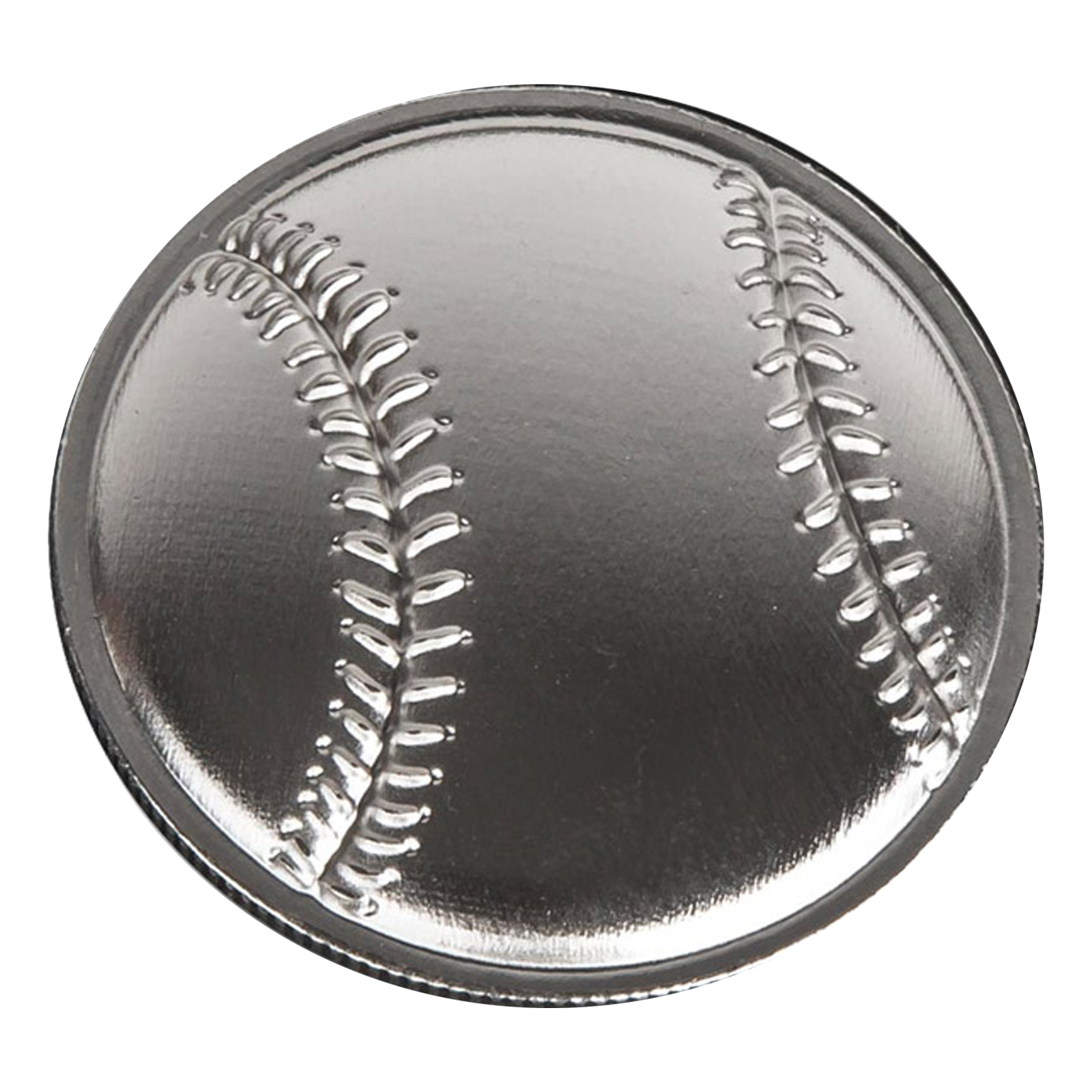Buy 1 oz Silver Curved Domed 3D Baseball Round, image 1