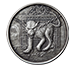 Buy 1 oz Silver Round .999- Hellhound (Antique Finish), image 0
