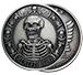 Buy 1 oz Silver Round .999- Memento Mori (Antique), image 2