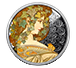 Buy 1 oz Silver Round .999 - Mucha - Ivy (Colorized), image 0