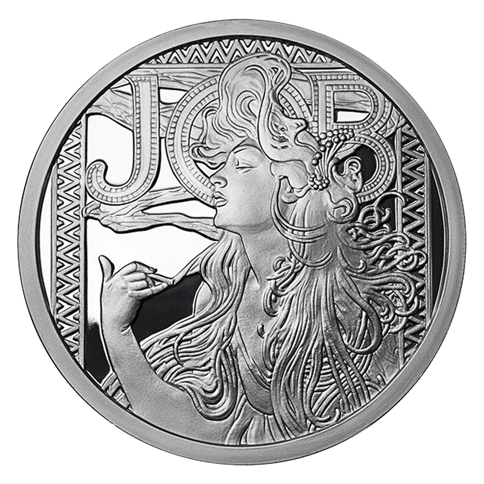 Buy 1 oz Silver Proof Mucha JOB Round, image 0