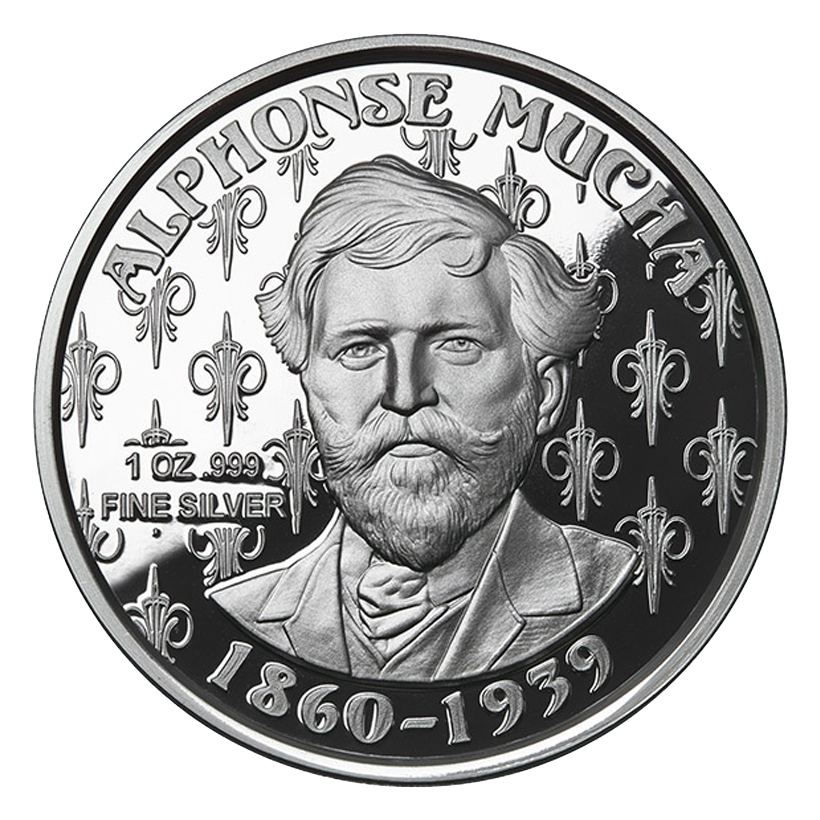 Buy 1 oz Silver Proof Mucha JOB Round, image 1