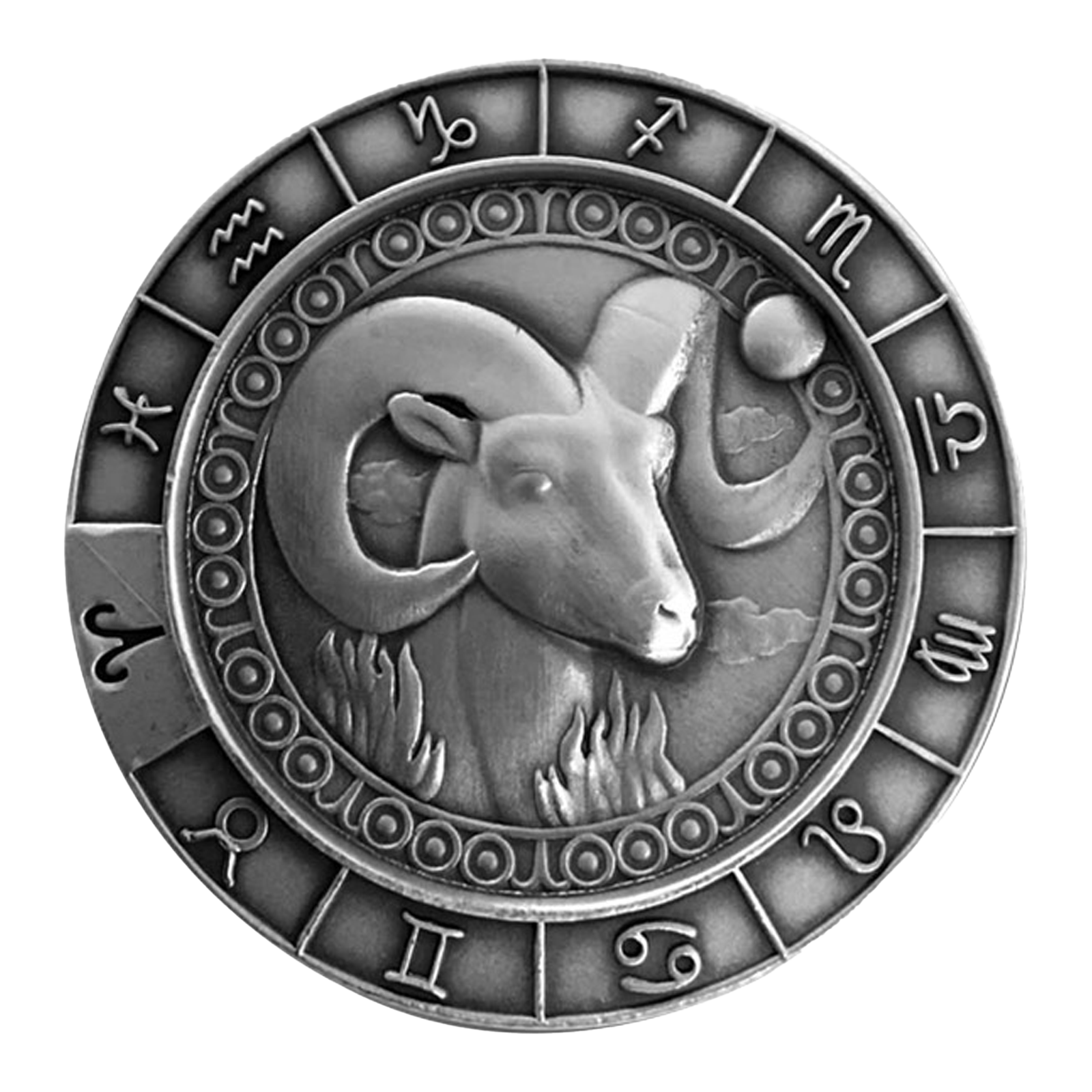 Buy 1 oz Silver Zodiac Aries Round, image 0