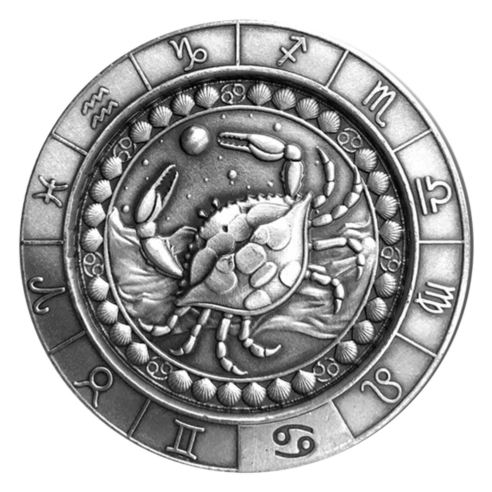 Buy 1 oz Silver Zodiac Cancer Round, image 0