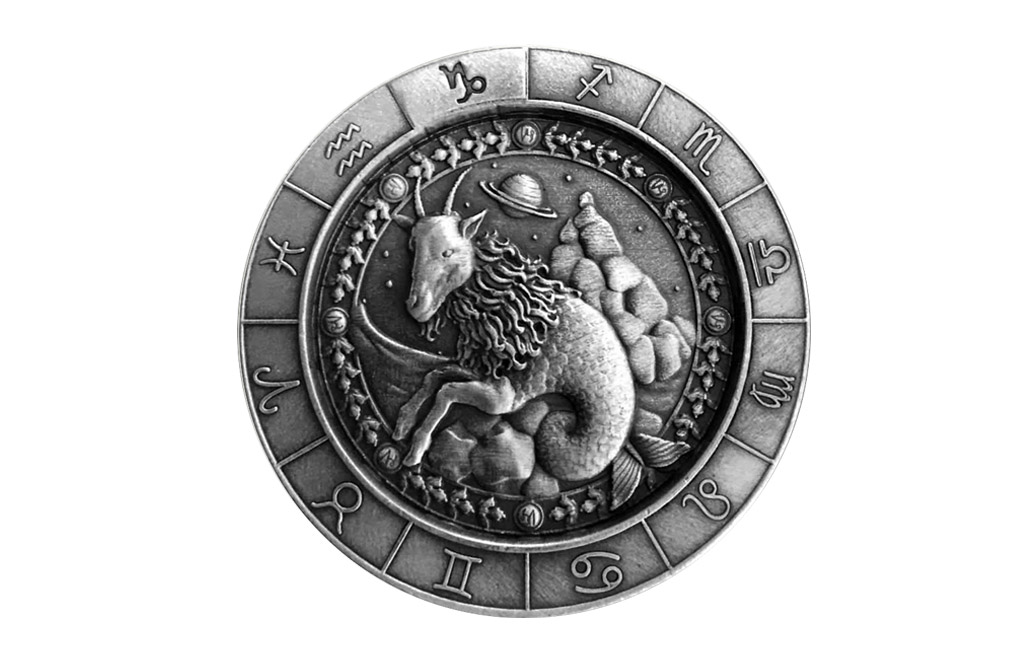 Buy 1 oz Silver Round .999 – Zodiac - Capricorn, image 0