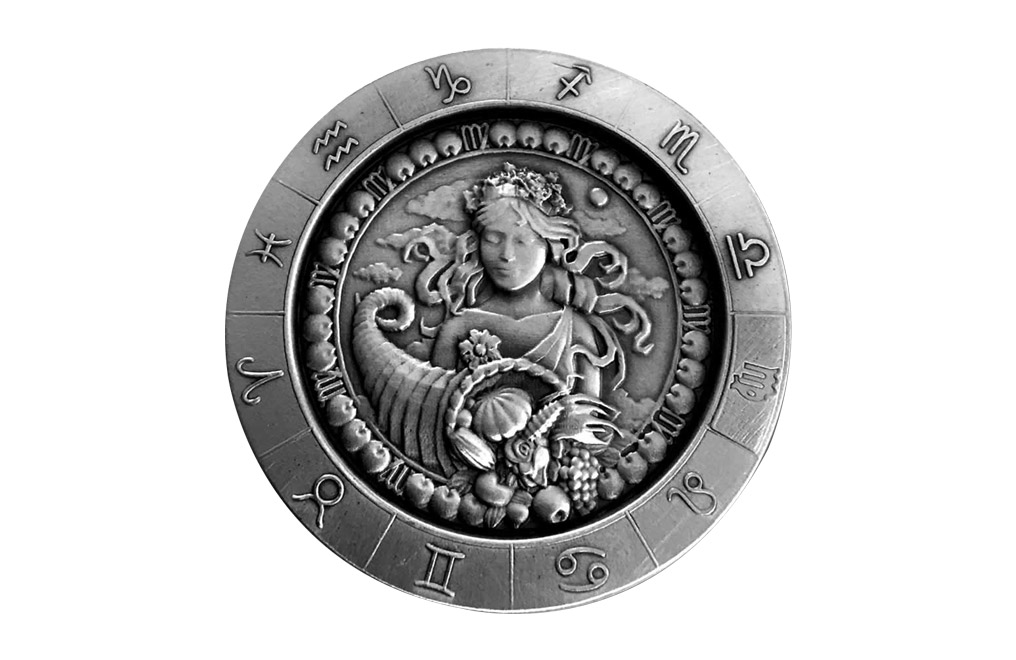 Buy 1 oz Silver Round. 999 - Zodiac - Virgo, image 0