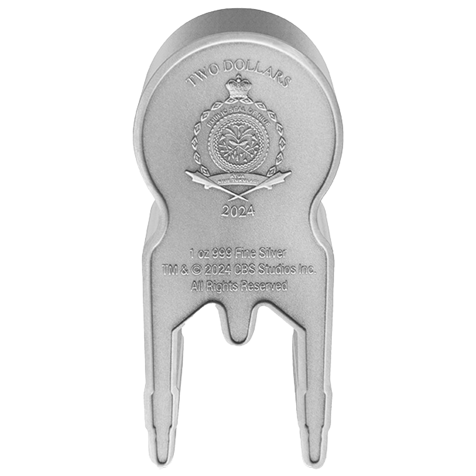 Buy 1 oz Silver STAR TREK Enterprise NCC 1701 (2024) , image 1