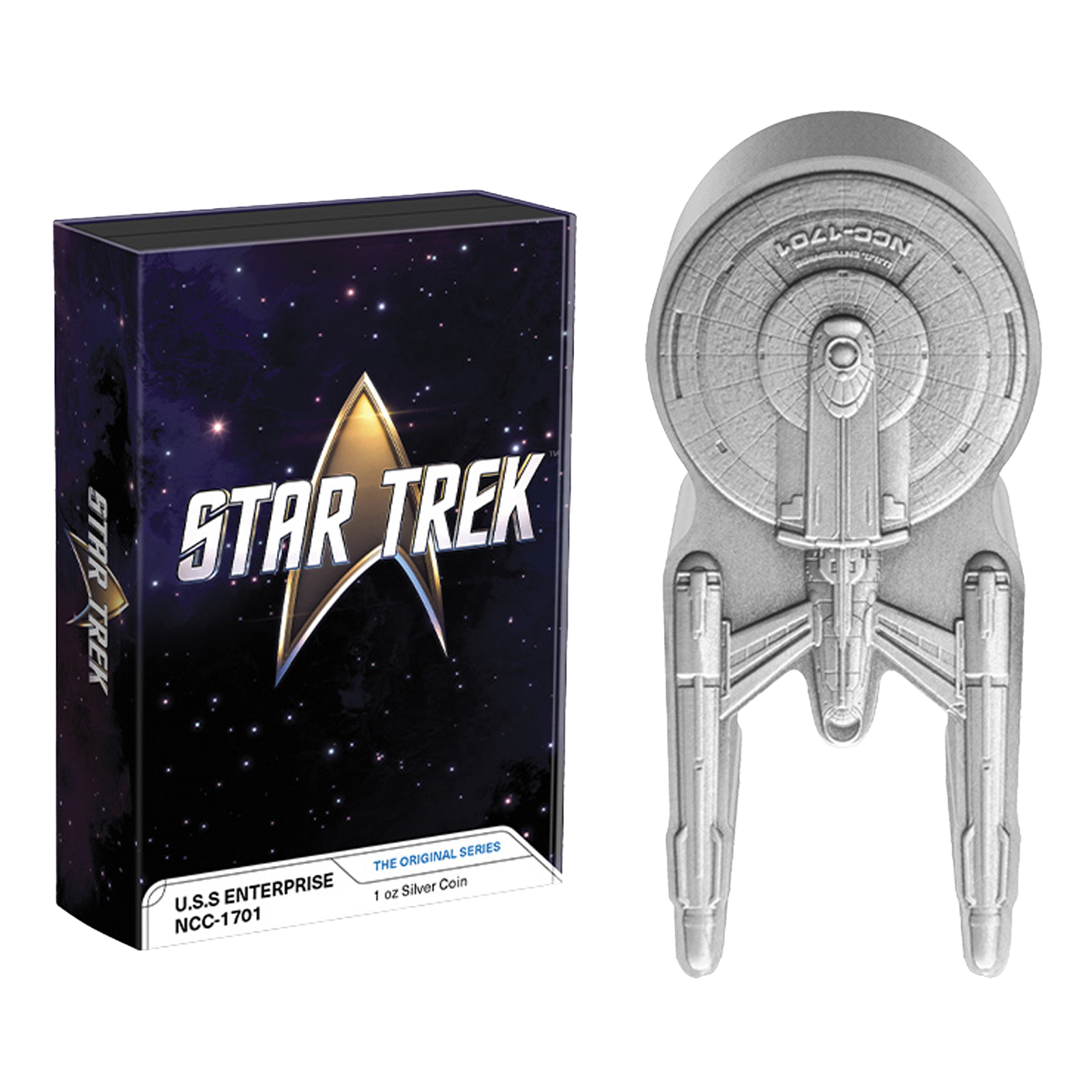 Buy 1 oz Silver STAR TREK Enterprise NCC 1701 (2024) , image 3