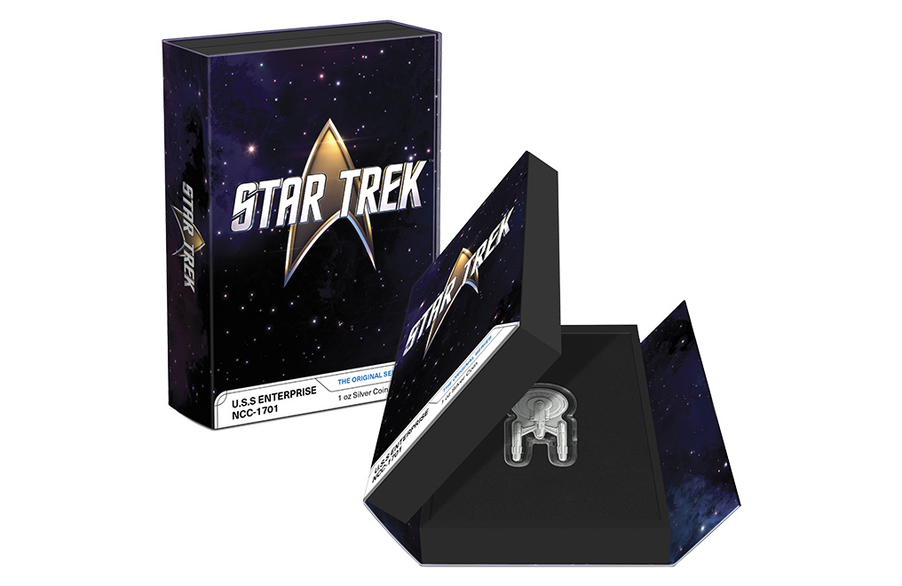 Buy 1 oz Silver STAR TREK Enterprise NCC 1701 (2024) , image 4
