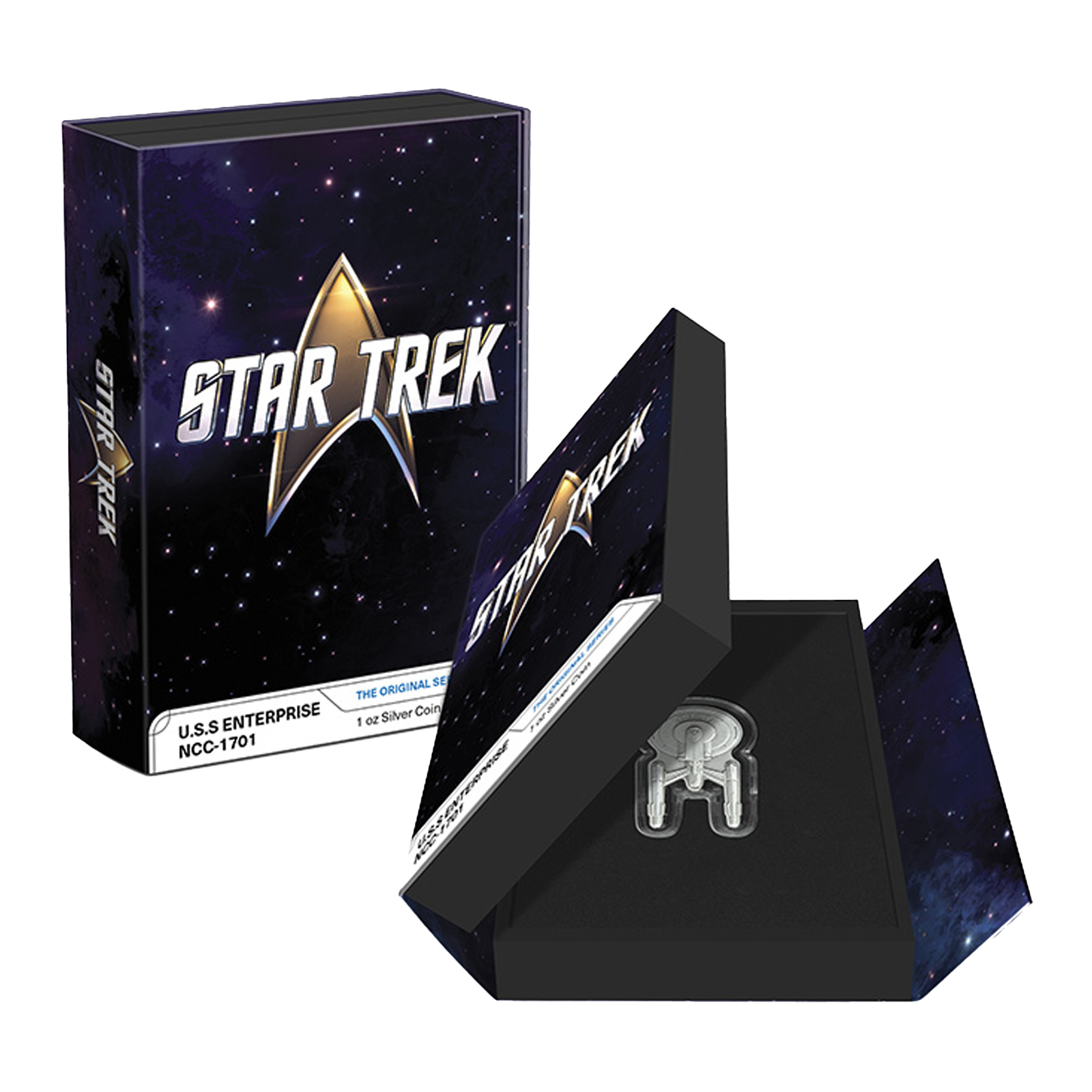 Buy 1 oz Silver STAR TREK Enterprise NCC 1701 (2024) , image 4