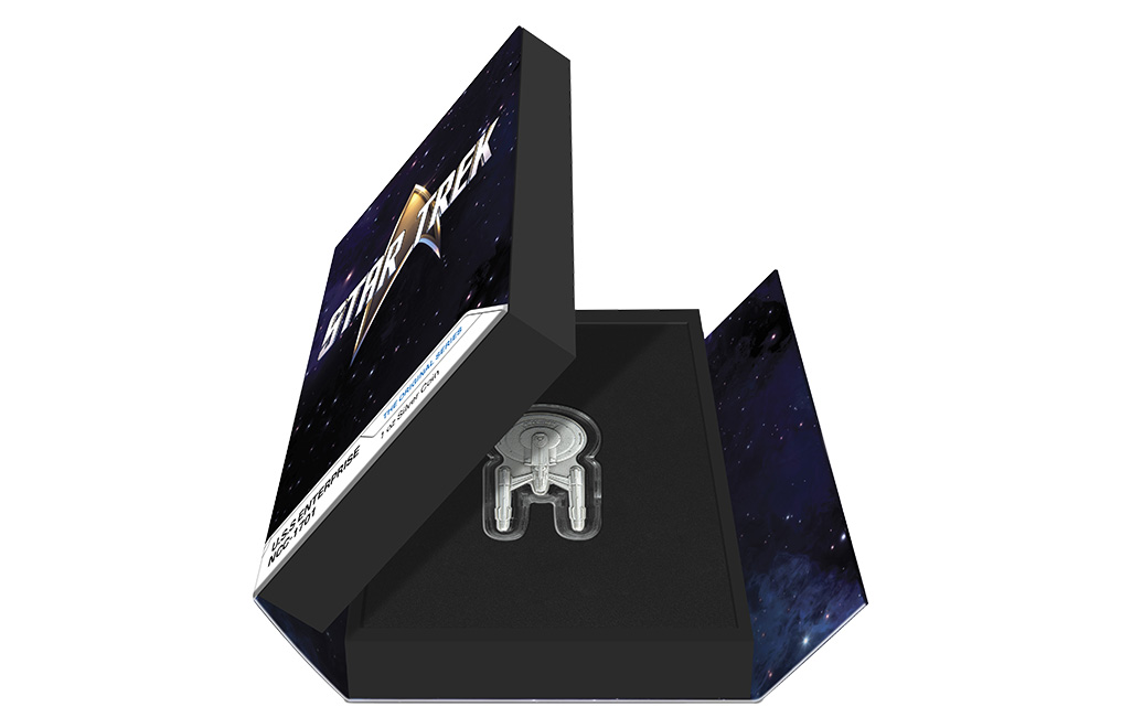 Buy 1 oz Silver STAR TREK Enterprise NCC 1701 (2024) , image 5