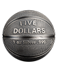 1 oz Silver Spherical Basketball Coin (2021)