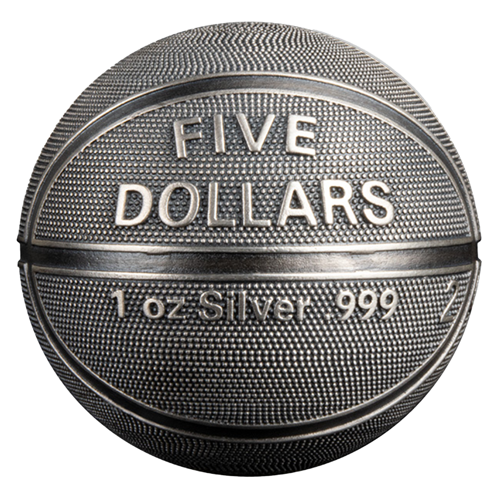 Buy 1 oz Silver Spherical Basketball Coin (2021), image 0