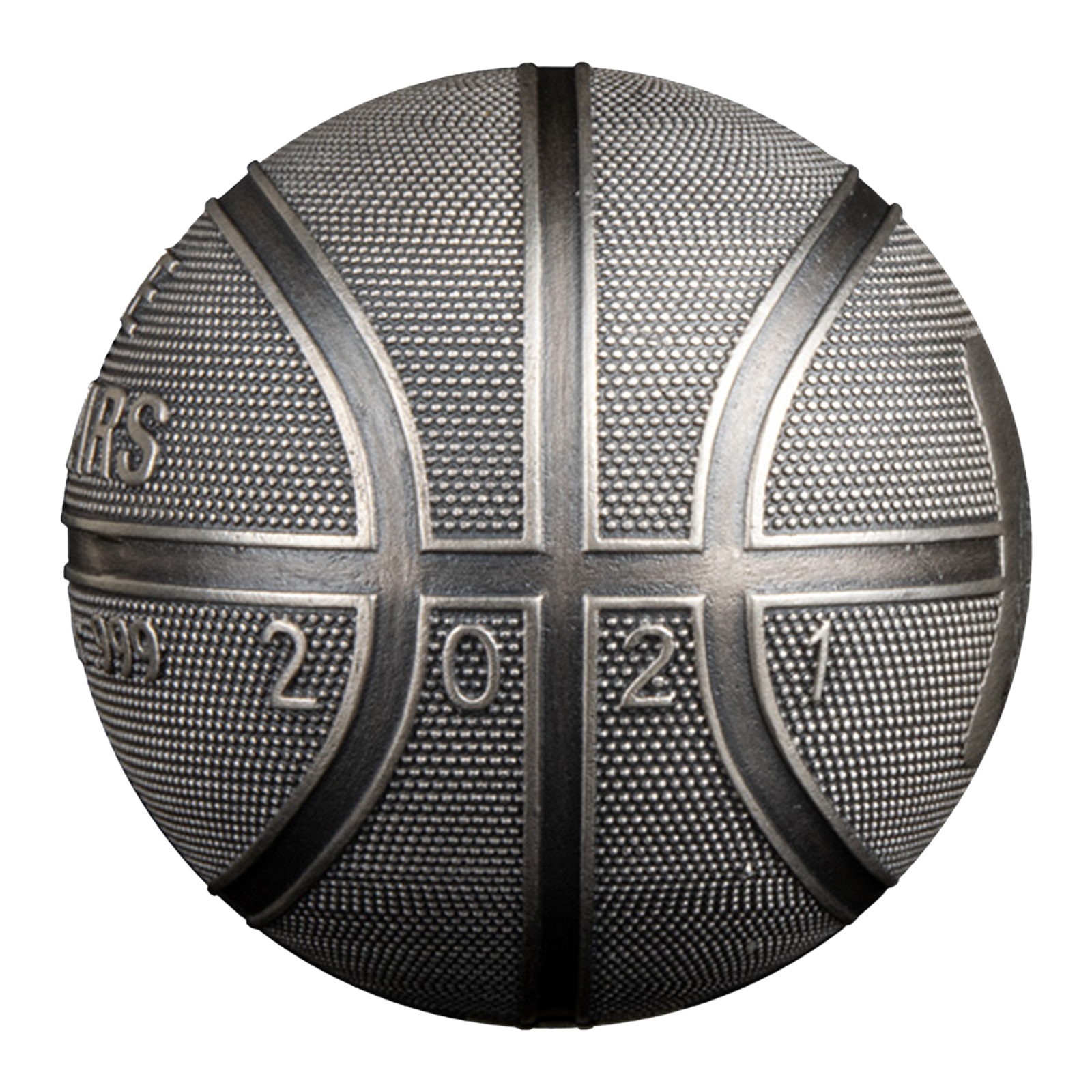 Buy 1 oz Silver Spherical Basketball Coin (2021), image 2
