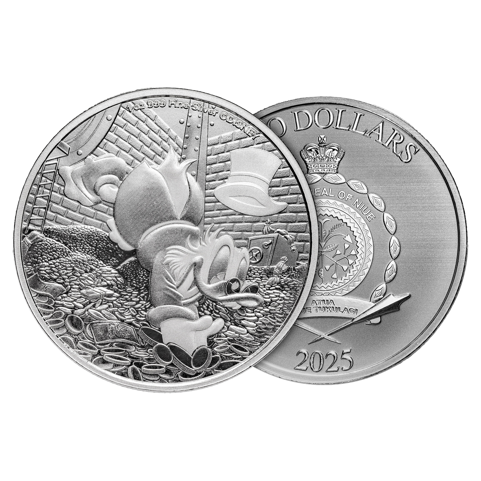 Buy 1 oz Silver Scrooge McDuck Coin, image 2