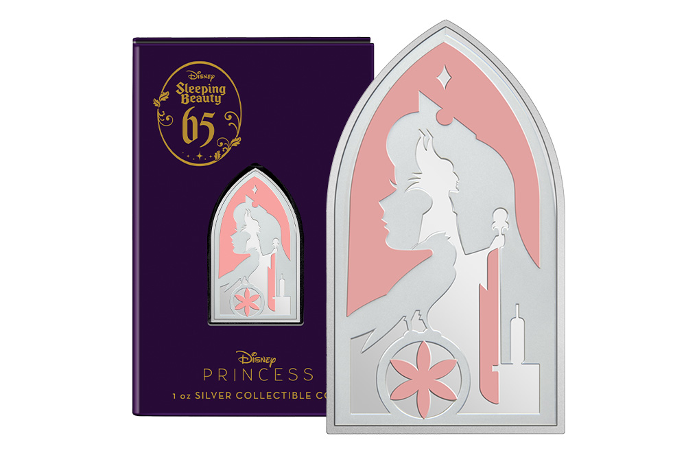 Buy 1 oz Silver Sleeping Beauty 65th Anniversary Coin (2024), image 2