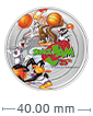 1 oz Silver Space Jam 25th Anniversary Coin (2021) .999