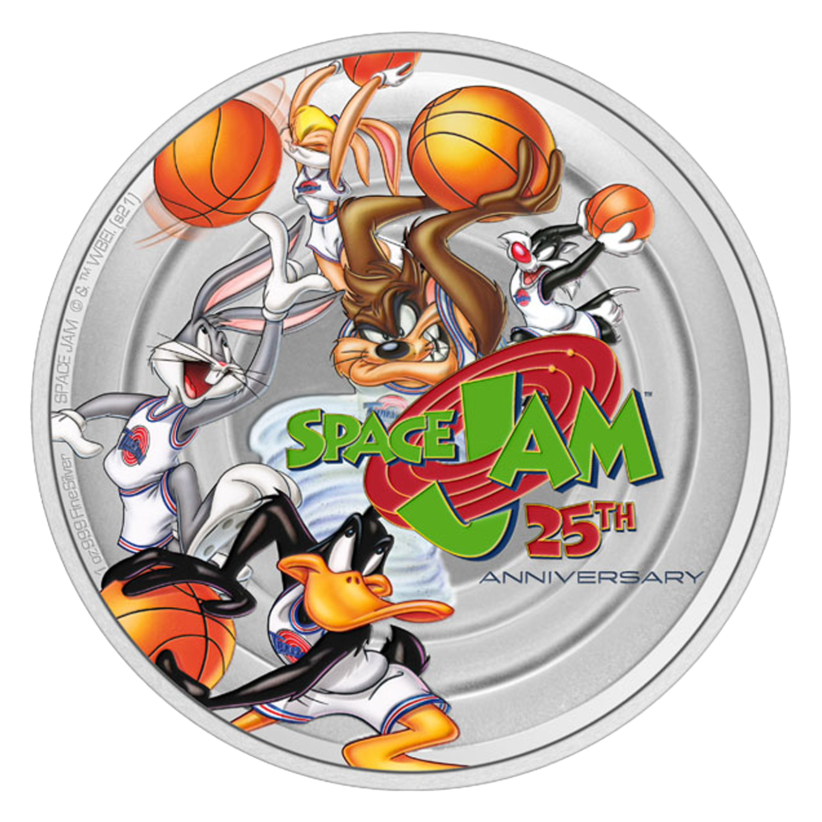 Buy 1 oz Silver Space Jam 25th Anniversary Coin (2021), image 0