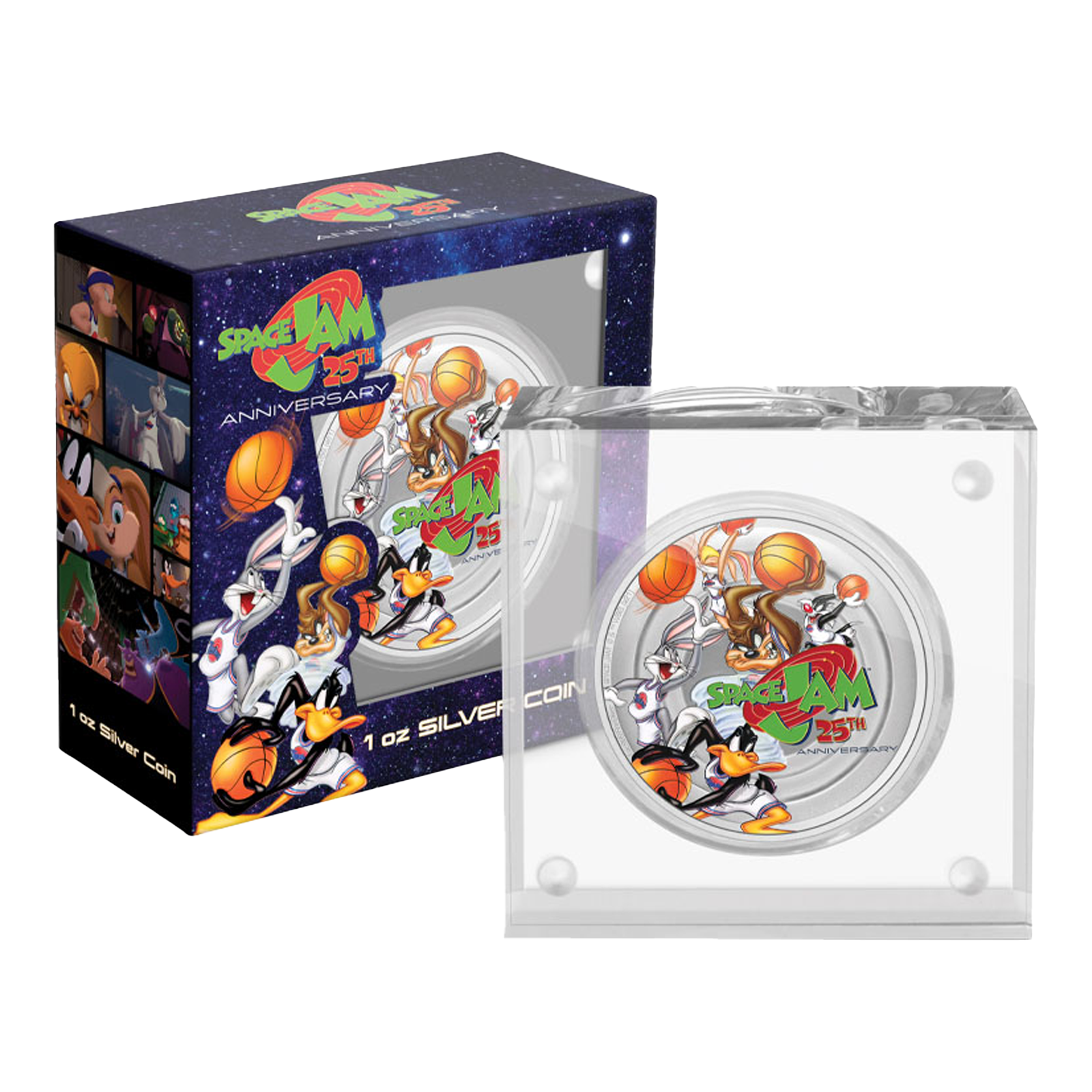 Buy 1 oz Silver Space Jam 25th Anniversary Coin (2021), image 2