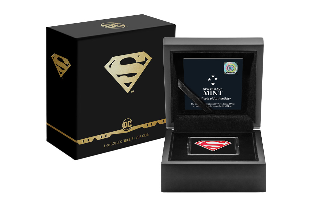 Buy 1 oz Silver Superman™ Shield Coin (2021), image 4