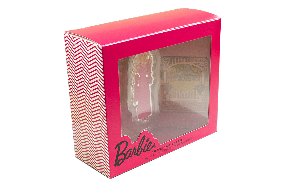 Buy 1 oz Silver I Love Barbie™ Superstar Barbie™ Coin (2023), image 6
