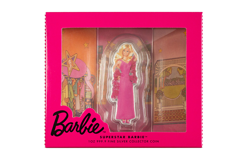 Buy 1 oz Silver I Love Barbie™ Superstar Barbie™ Coin (2023), image 2