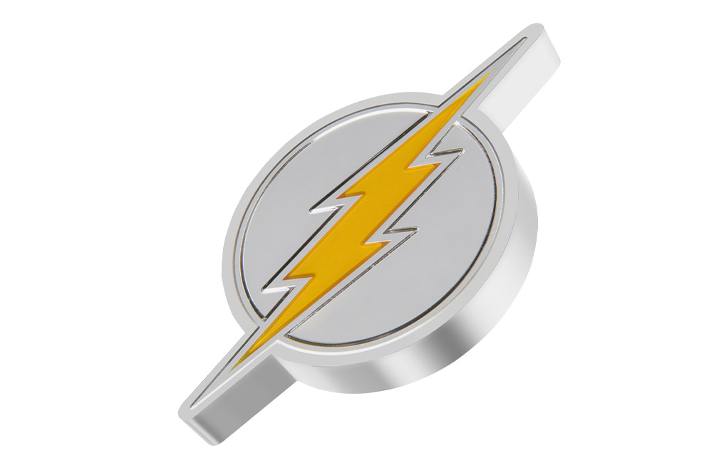 Buy 1 oz Silver THE FLASH™ Emblem Coin (2021), image 2