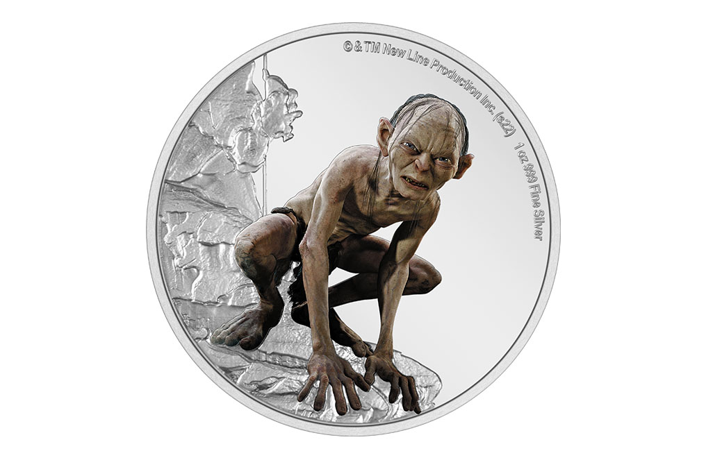 Buy 1 oz Silver THE LORD OF THE RINGS ™ Gollum Coin, image 0