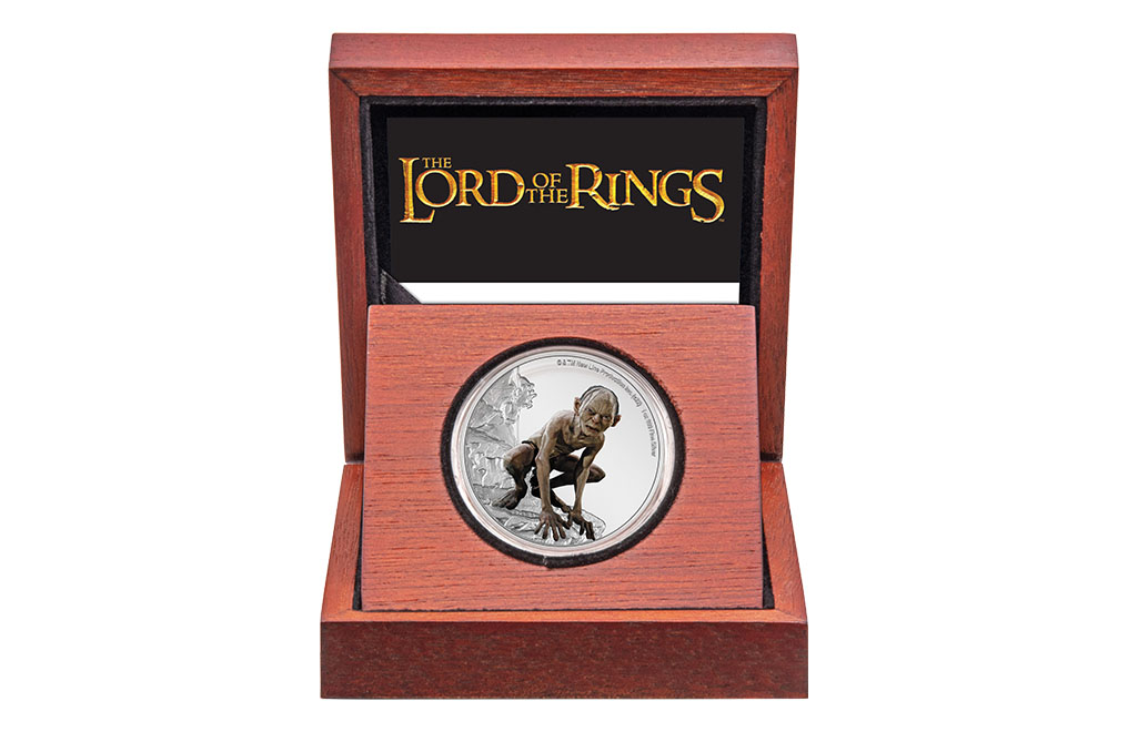 Buy 1 oz Silver THE LORD OF THE RINGS ™ Gollum Coin, image 3