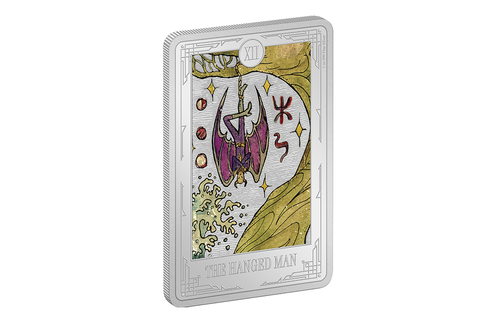 Buy 1 oz Silver Tarot Cards The Hanged Man Coin (2023), image 2