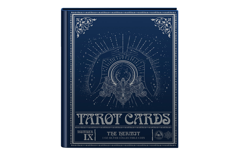 Buy 1 oz Silver Tarot Cards The Hermit Coin (2022), image 4