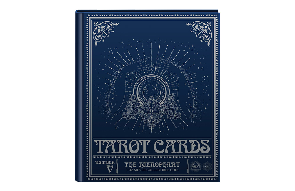 Buy 1 oz Silver Tarot Cards The Hierophant Coin (2022), image 5