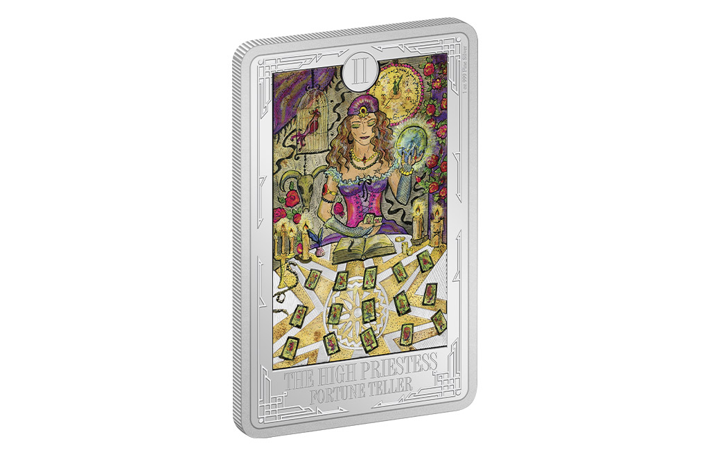 Buy 1 oz Silver Tarot Cards The High Priestess Coin (2021), image 1
