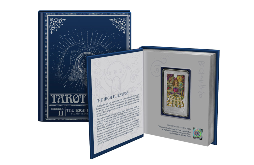 Buy 1 oz Silver Tarot Cards The High Priestess Coin (2021), image 5