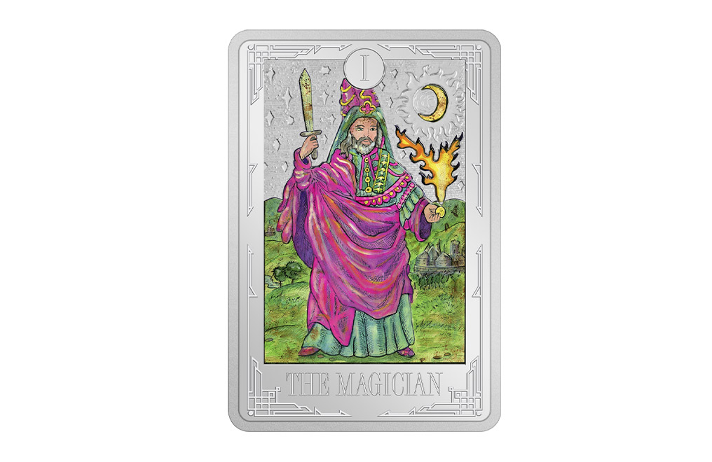 Buy 1 oz Silver Tarot Cards The Magician Coin (2021), image 0