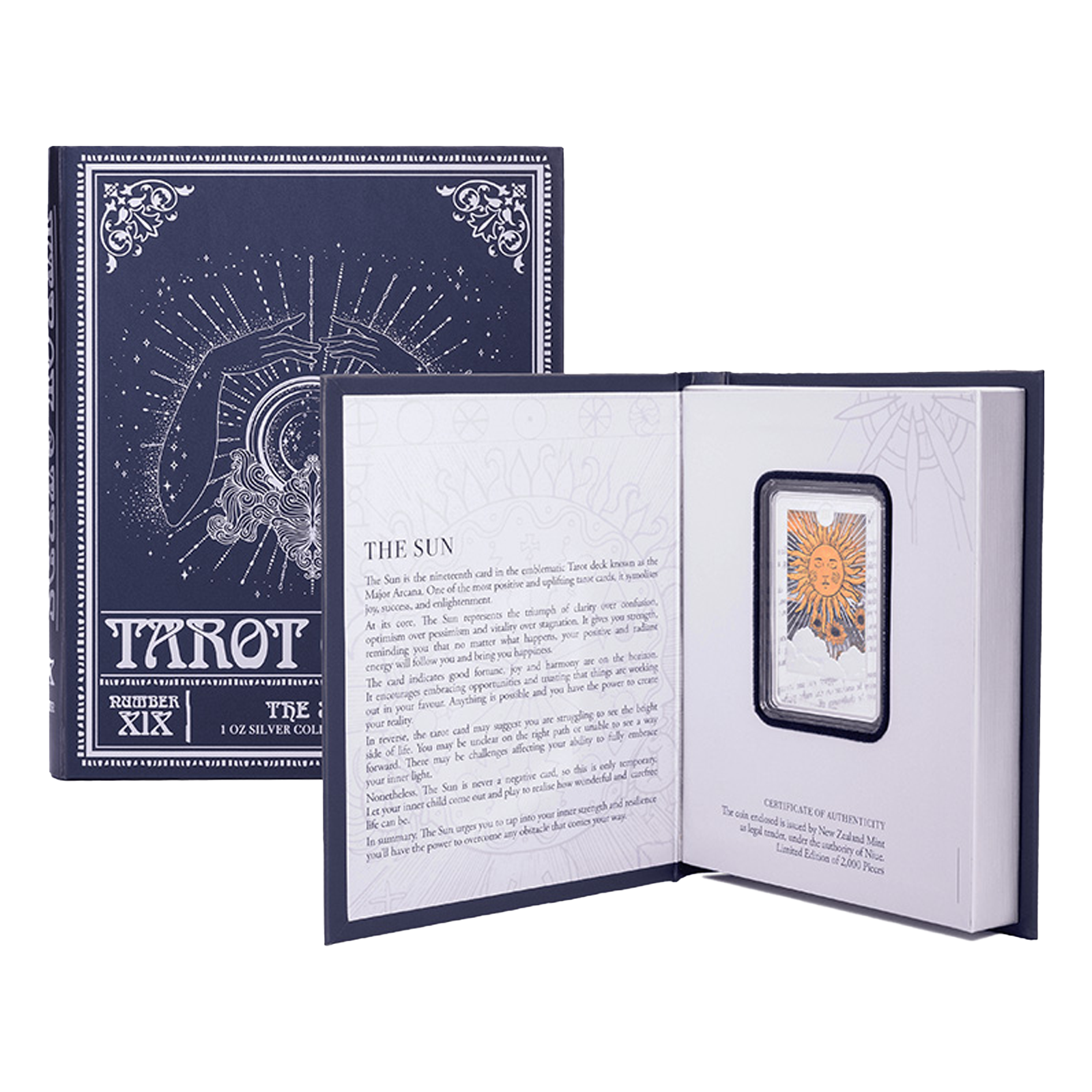 Buy 1 oz Silver Tarot Cards The Sun Coin (2024), image 3