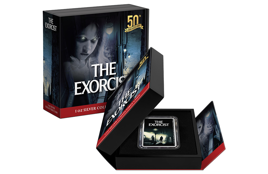Buy 1 oz Silver The Exorcist 50th Anniversary Coin (2023), image 2