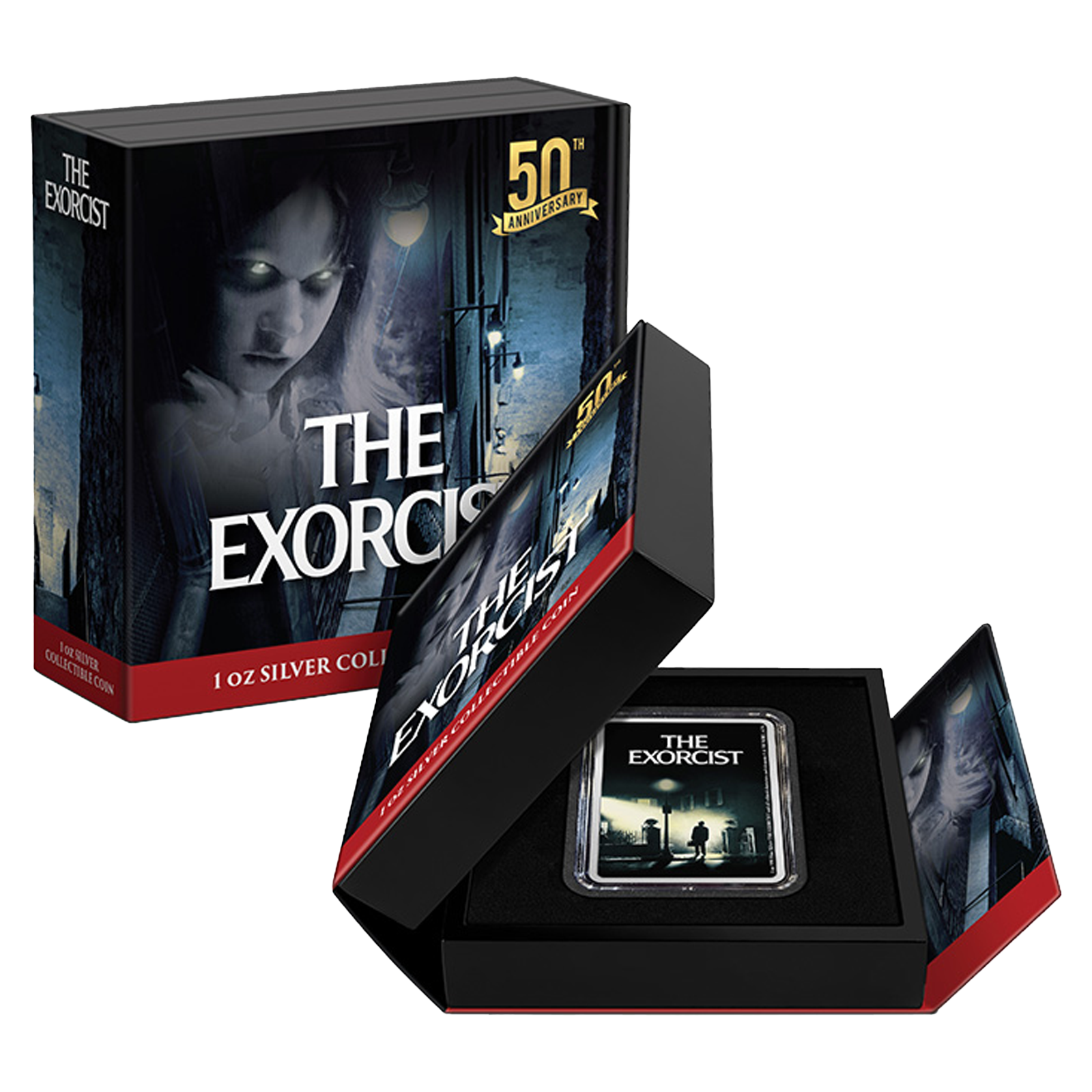 Buy 1 oz Silver The Exorcist 50th Anniversary Coin (2023), image 2