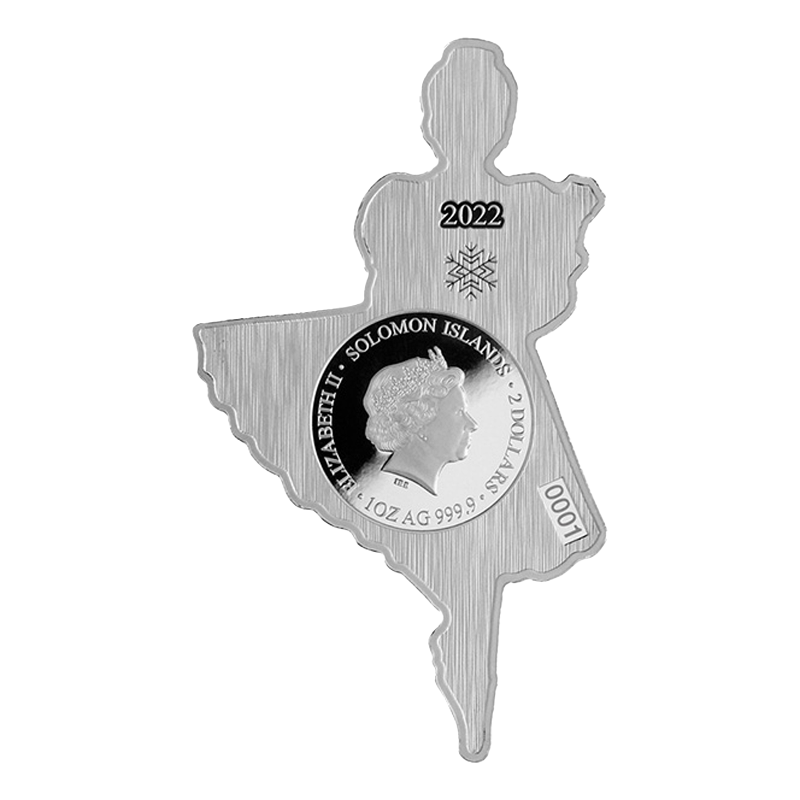 Buy 1 oz Silver The Nutcracker Clara Ornament Coin (2022), image 1