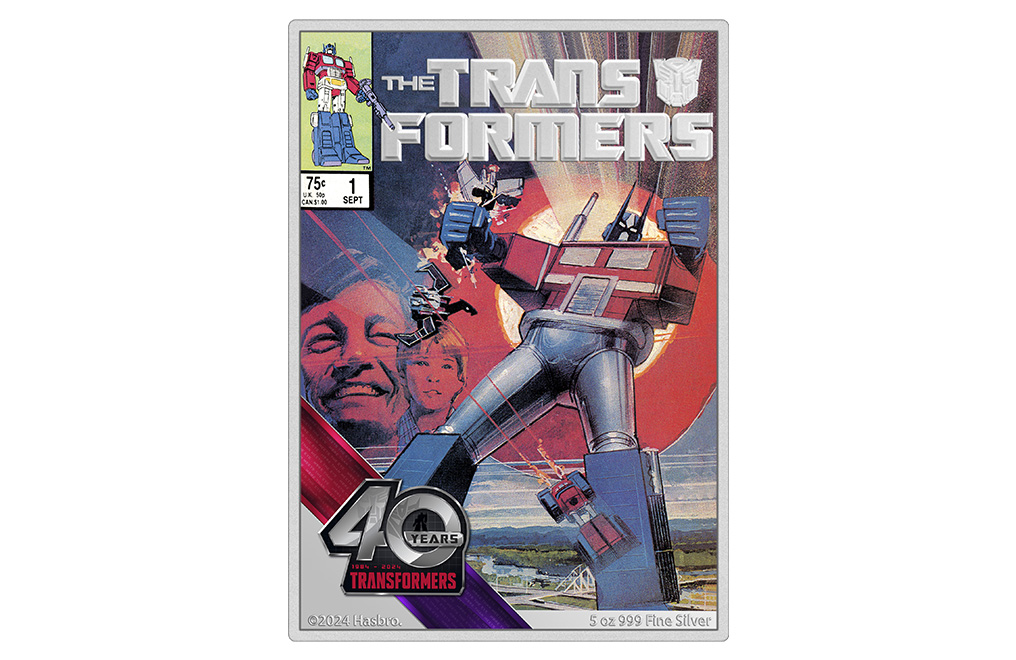 Buy 1 oz Silver Transformers 40th Anniversary Coin (2024), image 0